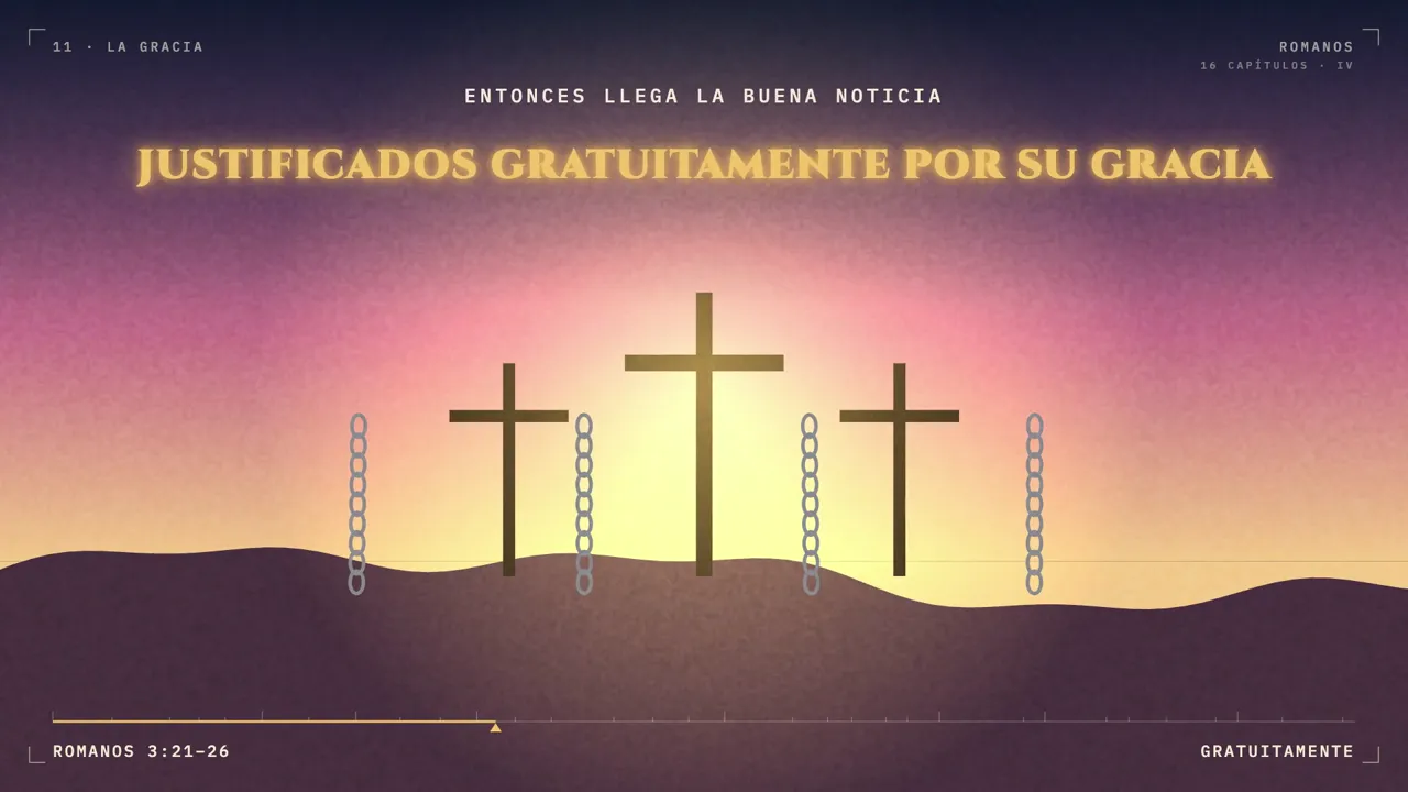 Tres cruces, Romanos